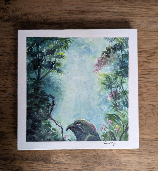 Shadow of the Guardian (8"x8")