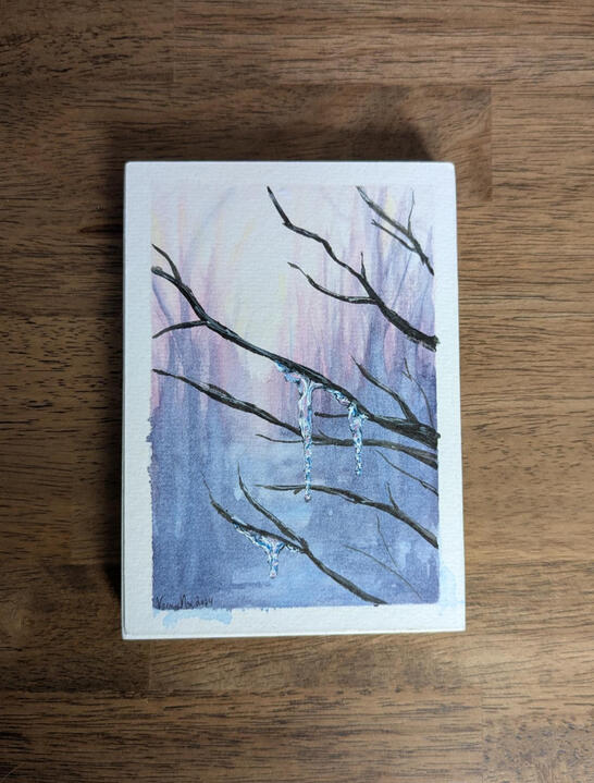 Icicles (5"x7")