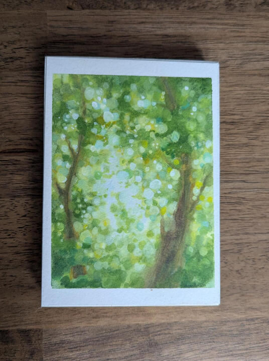 Out of Focus: Trees (5"x7")
