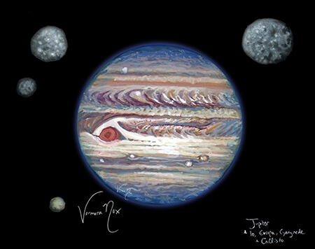Jupiter (Gouache)