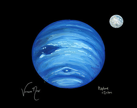Neptune (Gouache)
