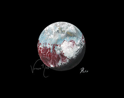 Pluto (Gouache)