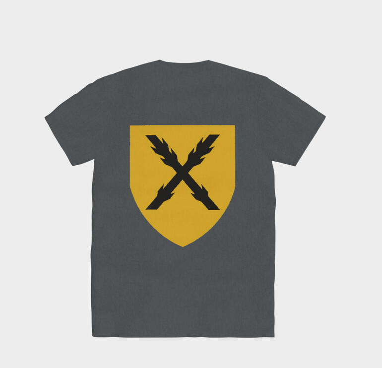T-Shirt - KCD2 Hares & Leipa Shield - Back