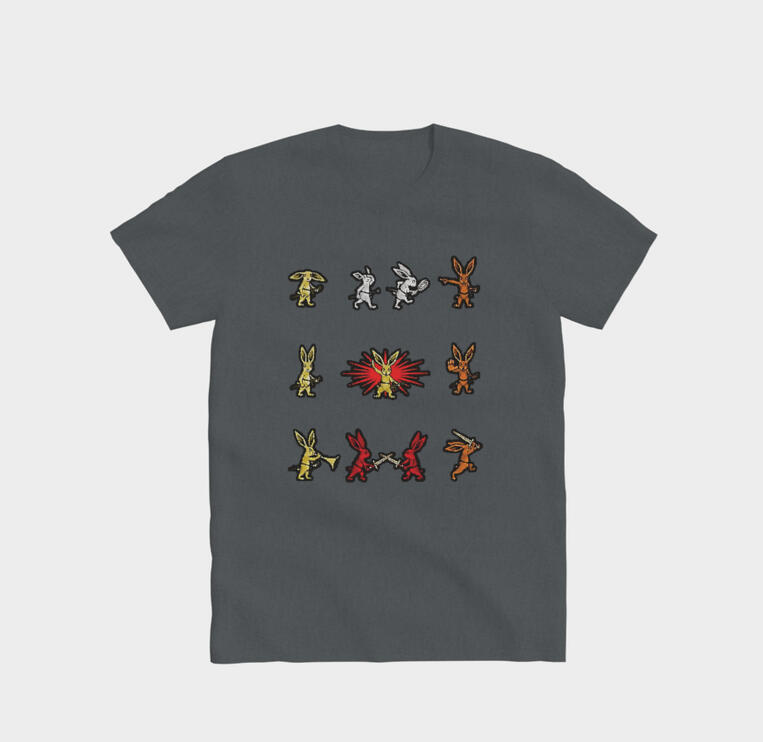 T-Shirt - KCD2 Hares & Leipa Shield - Front